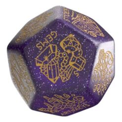 Dado Gigante Generador de Tesoros  - Purpura Brillante