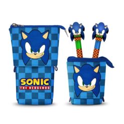 Estuche Portatodo Sonic + 2 Boligrafos